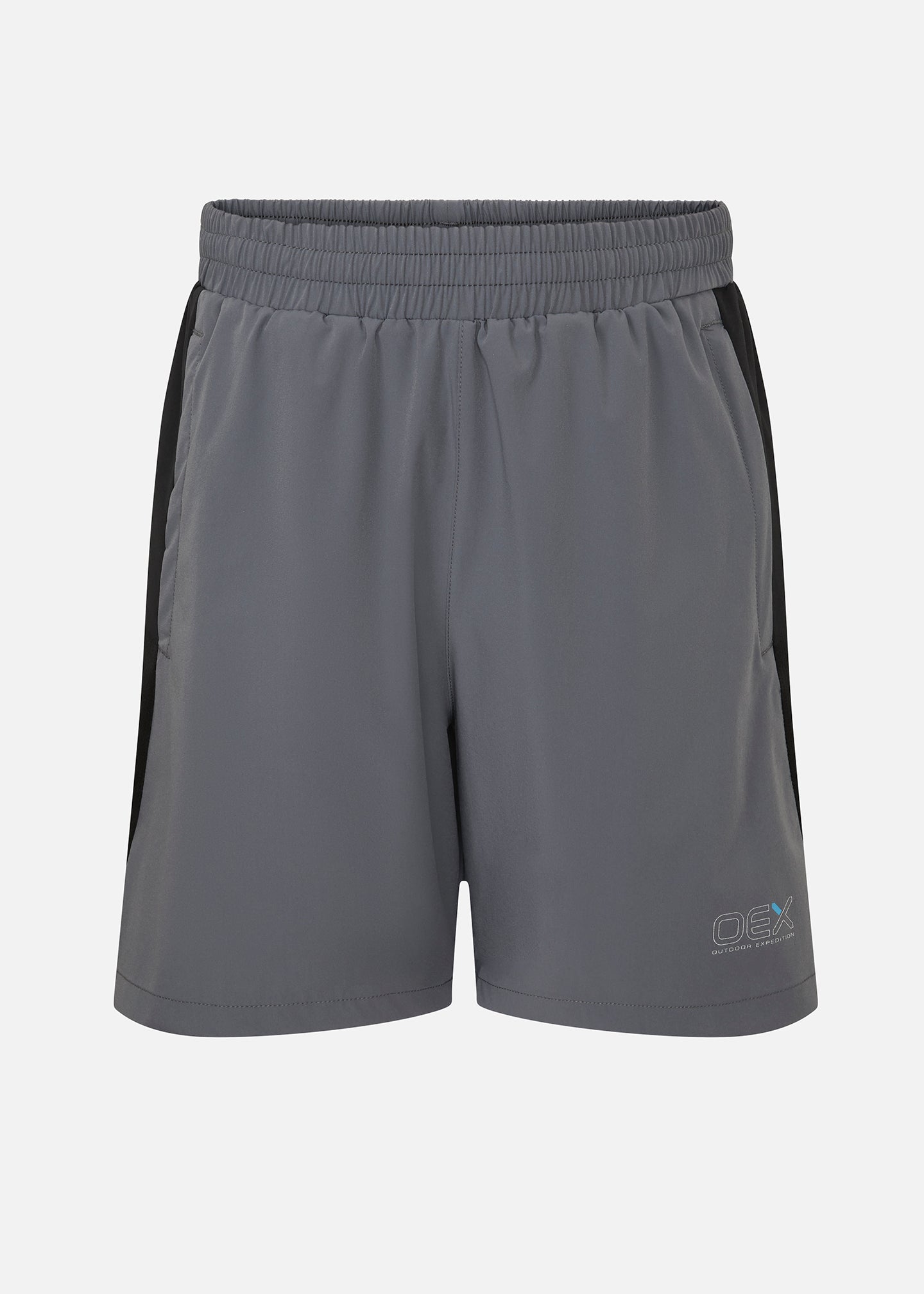 OEX Dale Short Junior- Charcoal-Front
