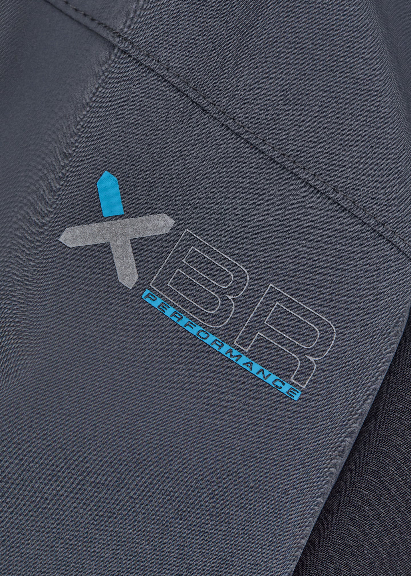 OEX Dale Short Junior- Charcoal- Logo detail