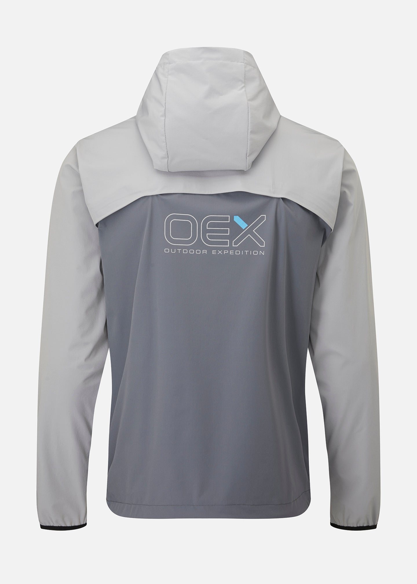 OEX Men's Fell Track Top- Charcoal- Back