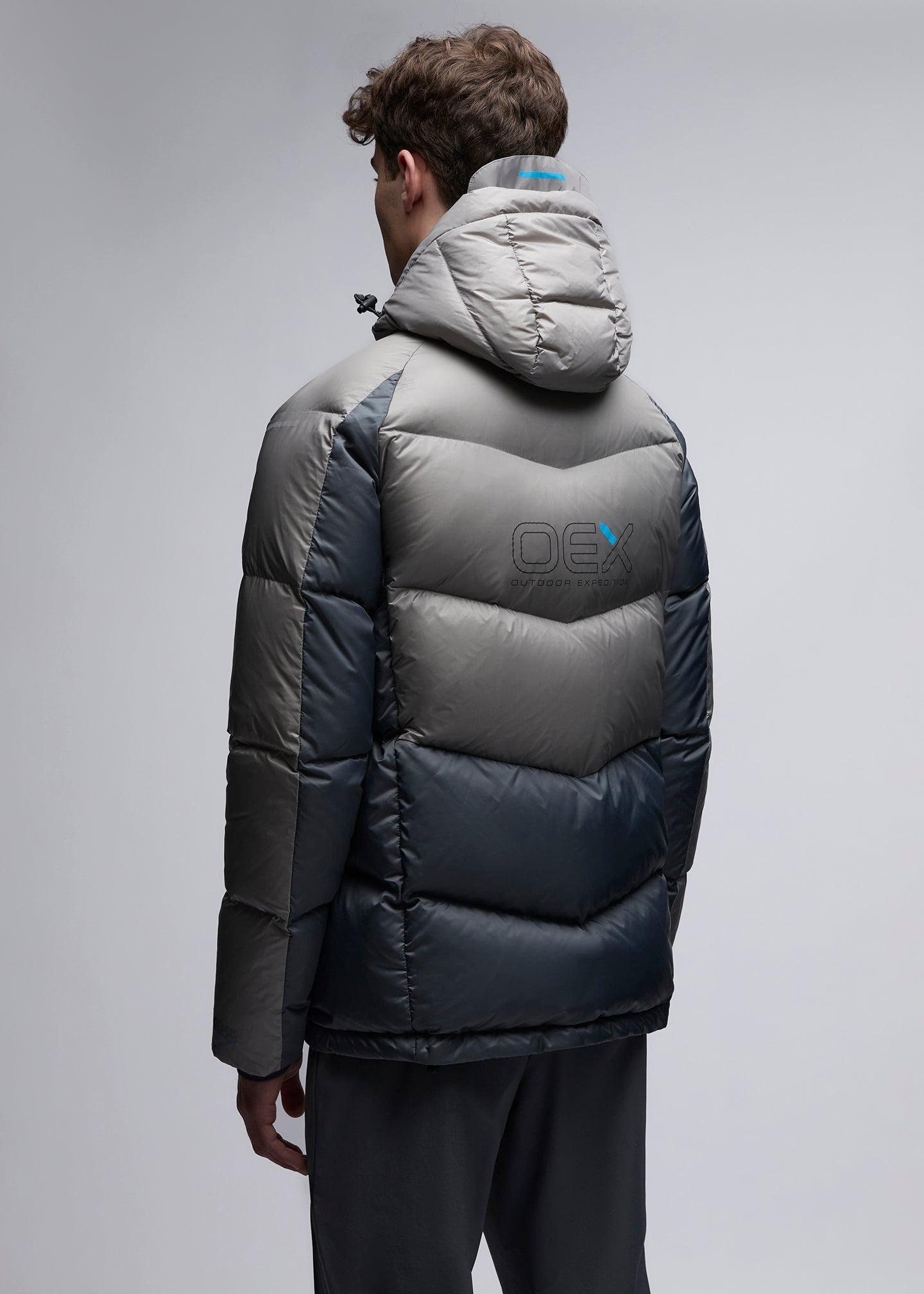 Nevis Padded Down Jacket - Grey