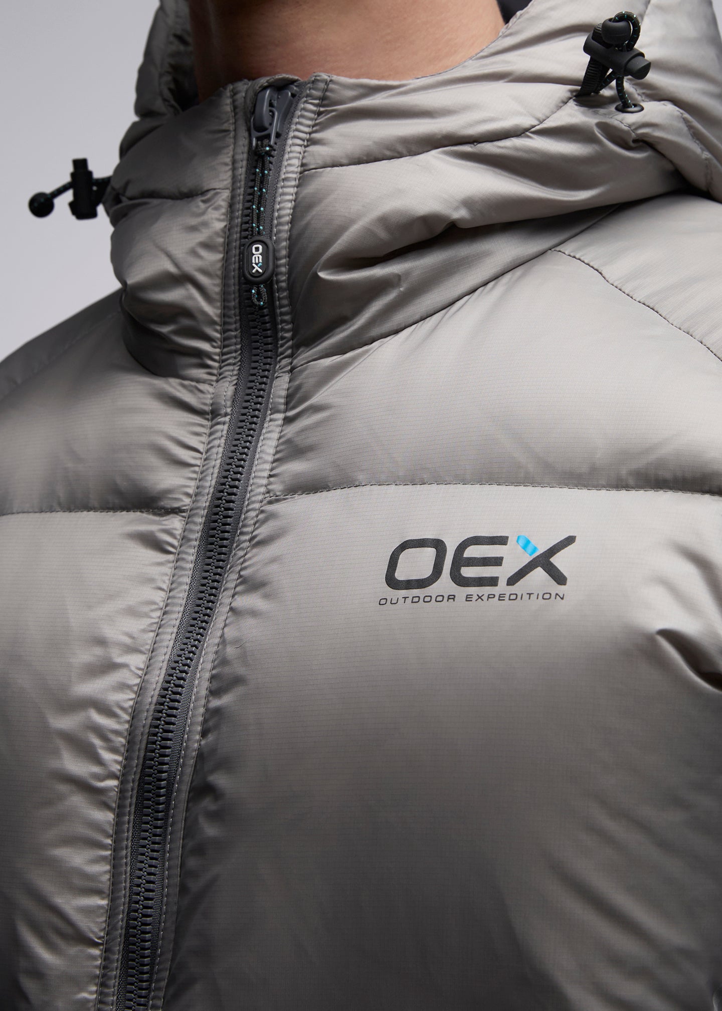 Nevis Padded Down Jacket - Grey
