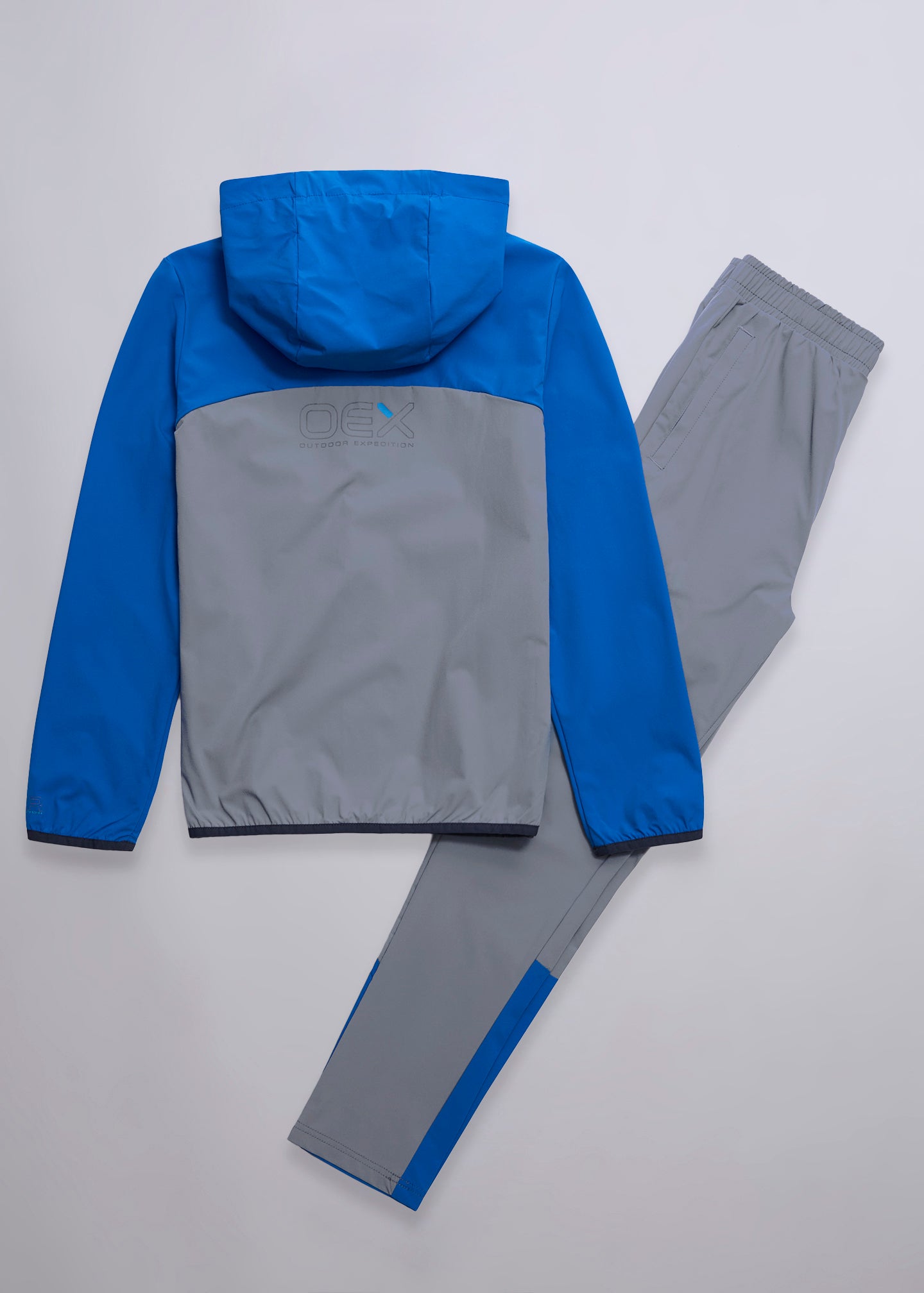 Fell Boys Tracksuit - Grey/Blue