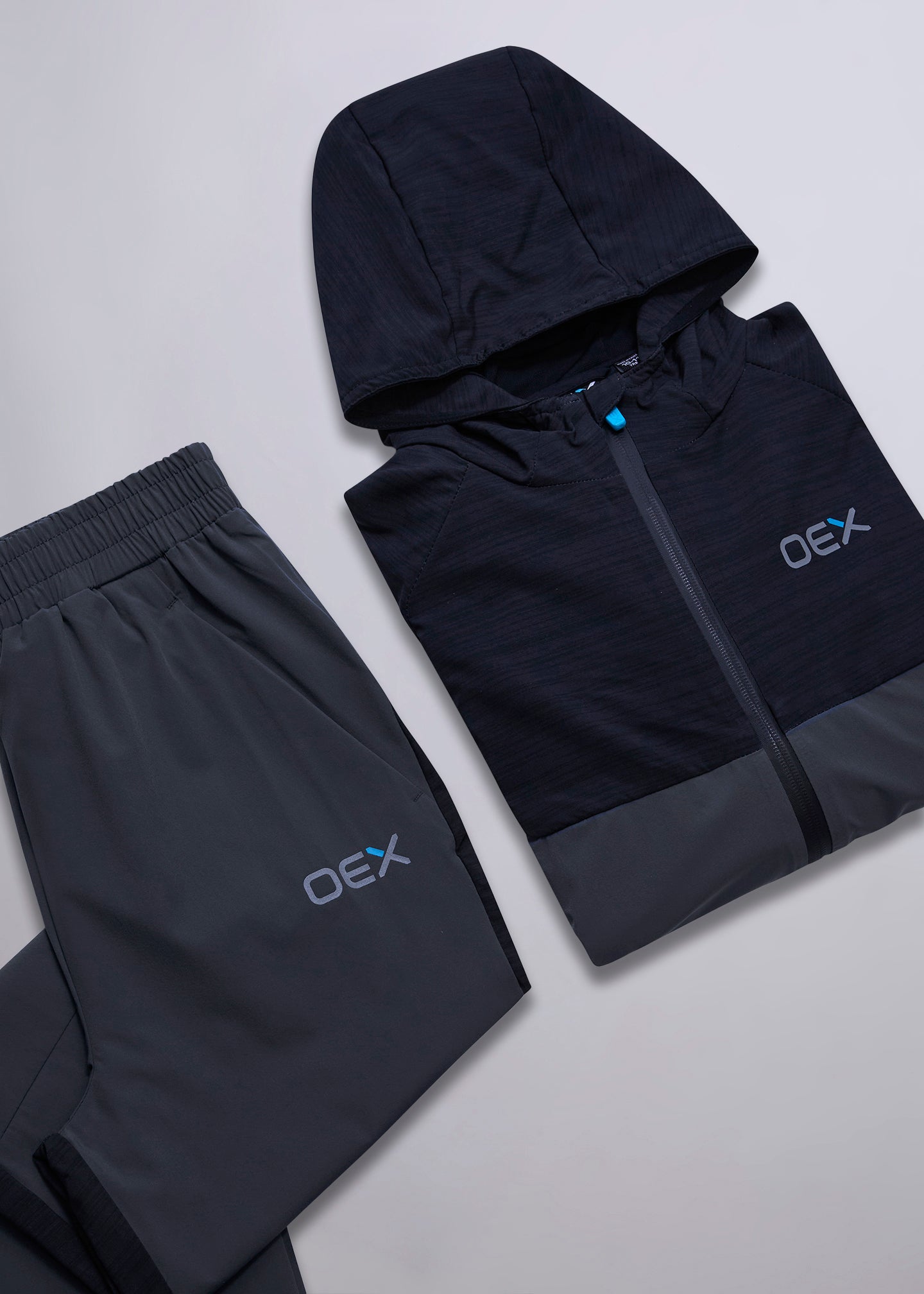 Peak Boys Tracksuit - Charcoal