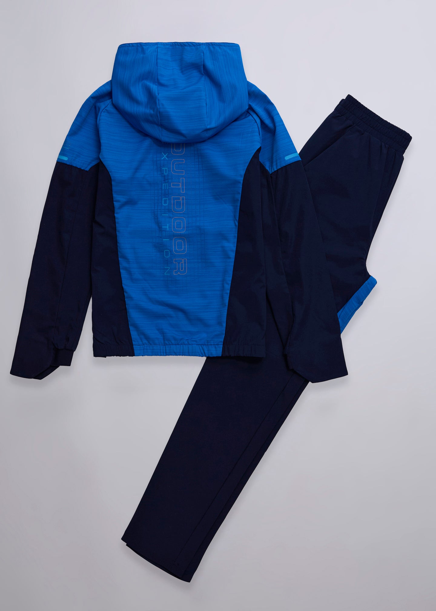 Peak Boys Tracksuit - Navy/Blue