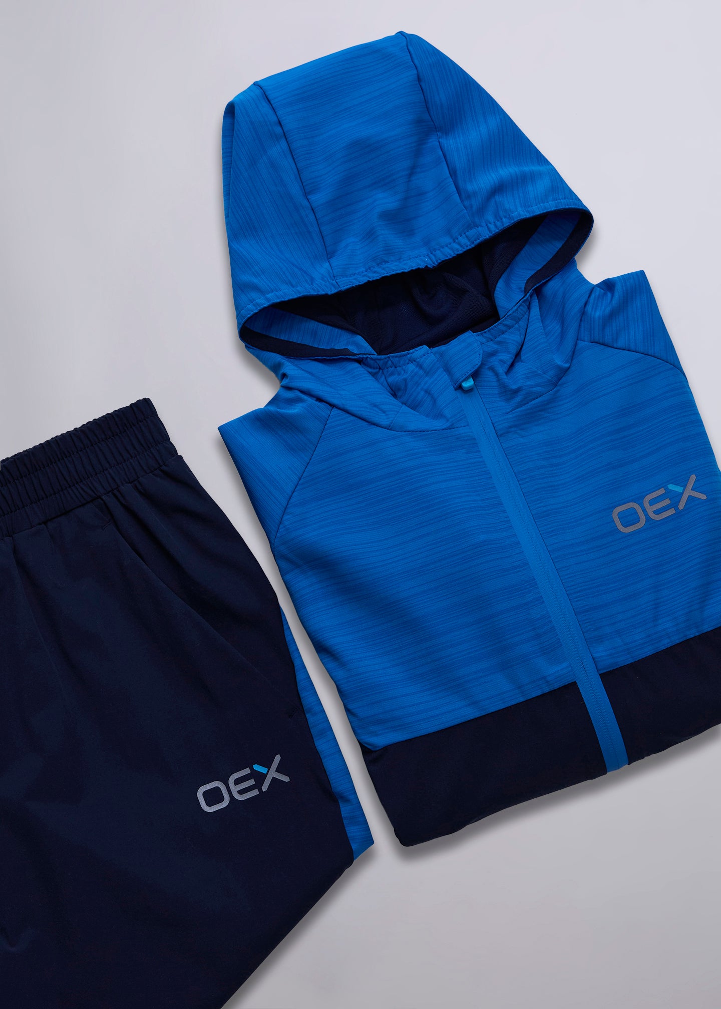 Peak Boys Tracksuit - Navy/Blue