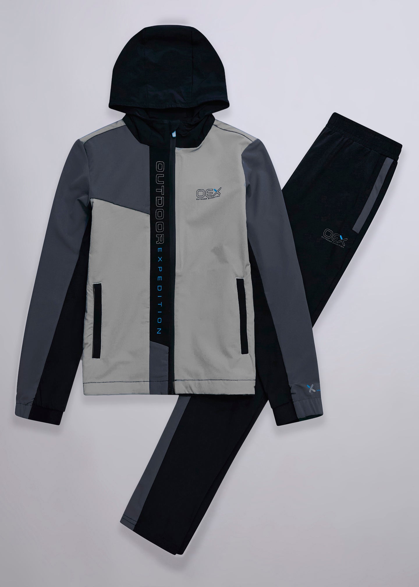 Pennine Boys Tracksuit - Charcoal