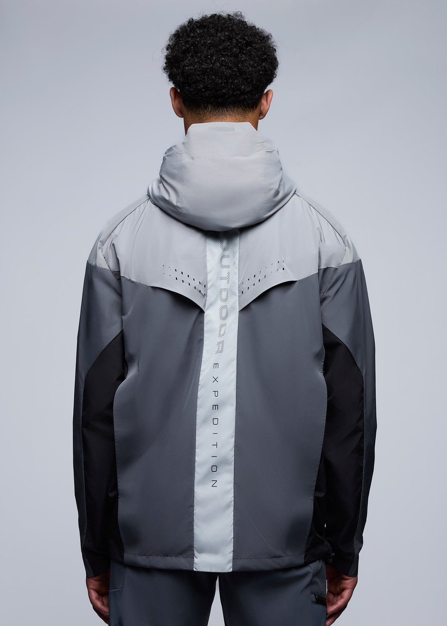 REPEL 2.0 TRACK JACKET - Charcoal/Grey