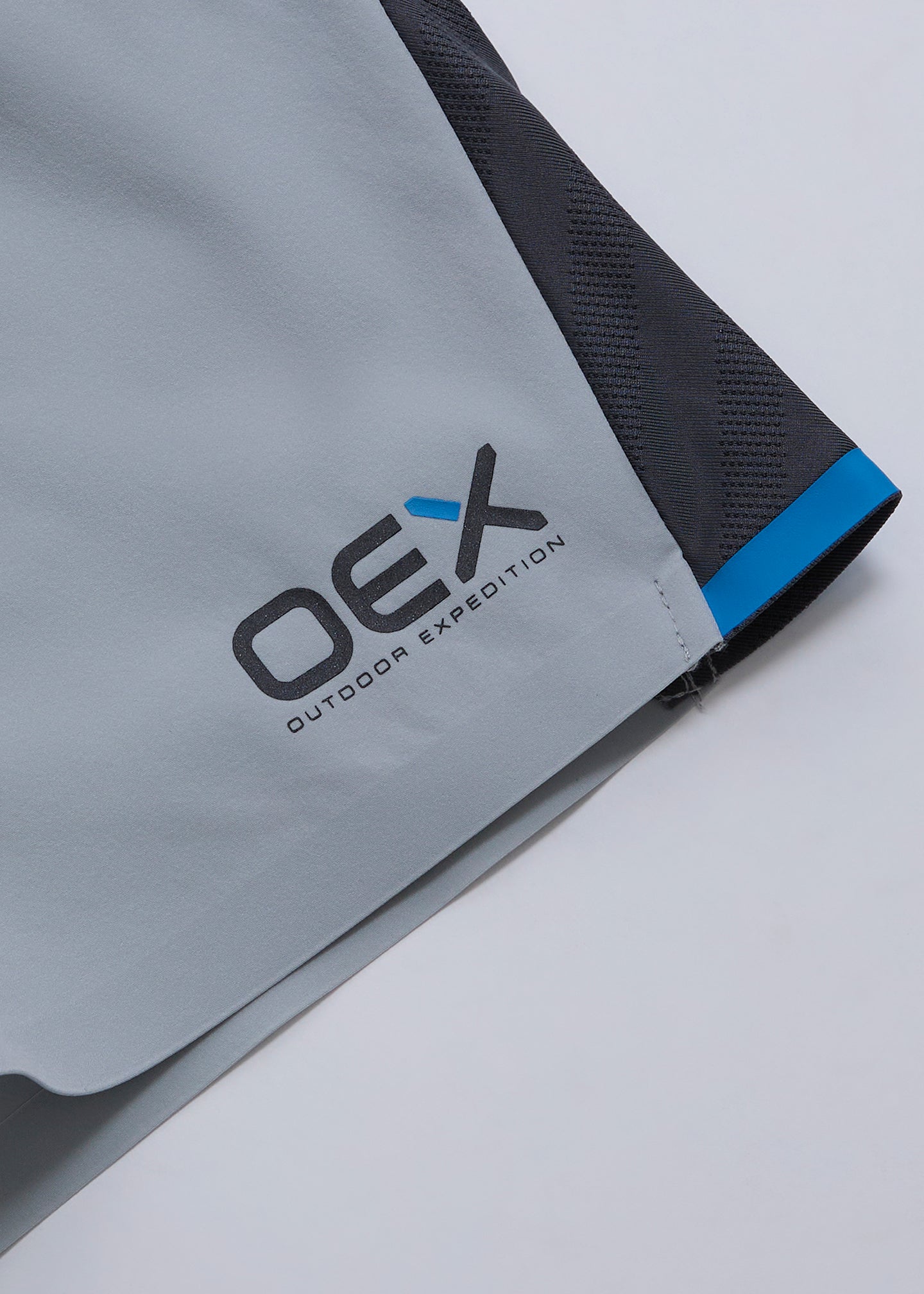 OEX Dyno Boys Shorts-Light Grey-Detail