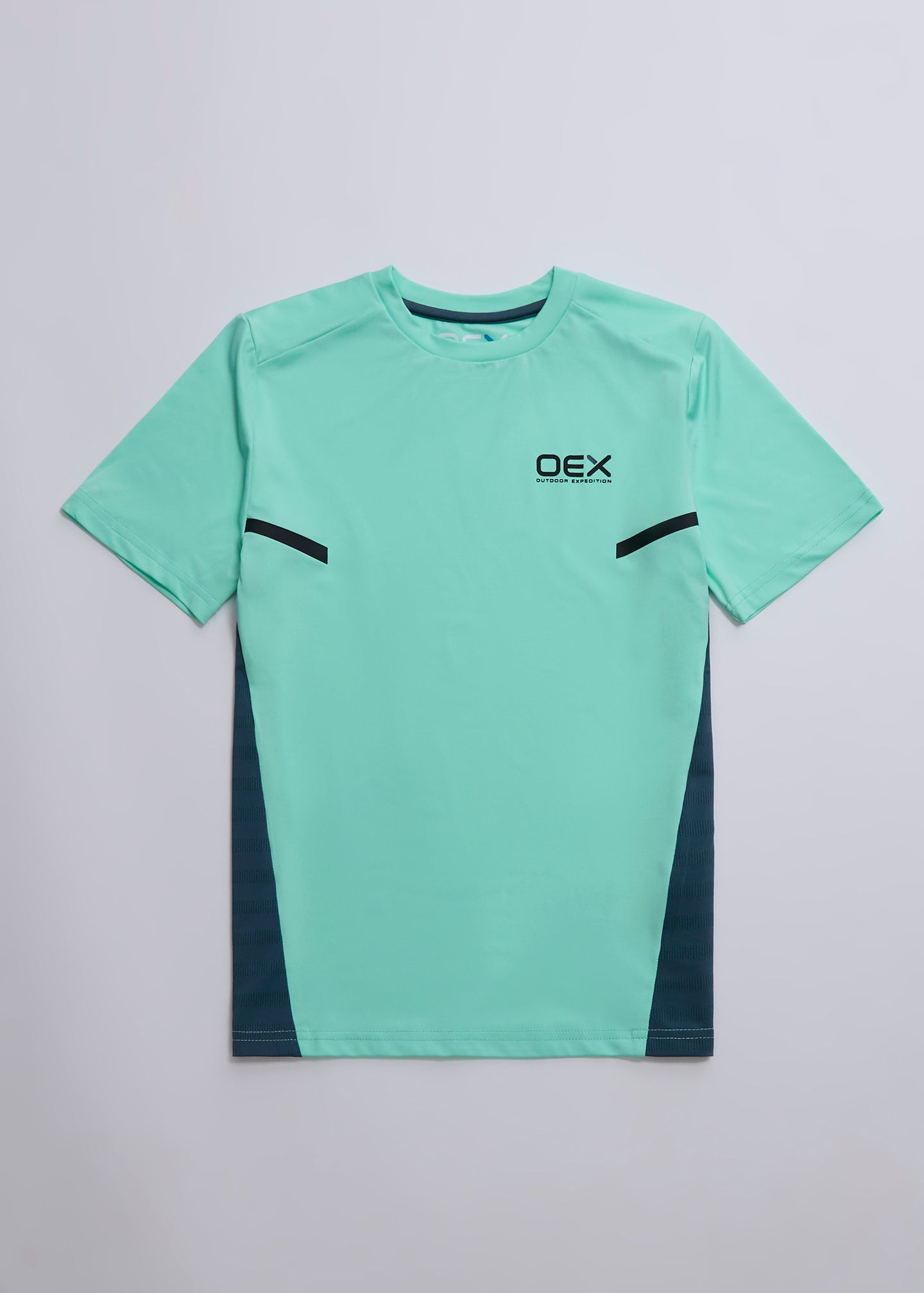 OEX Flash T-Shirt Junior-Mint-Front
