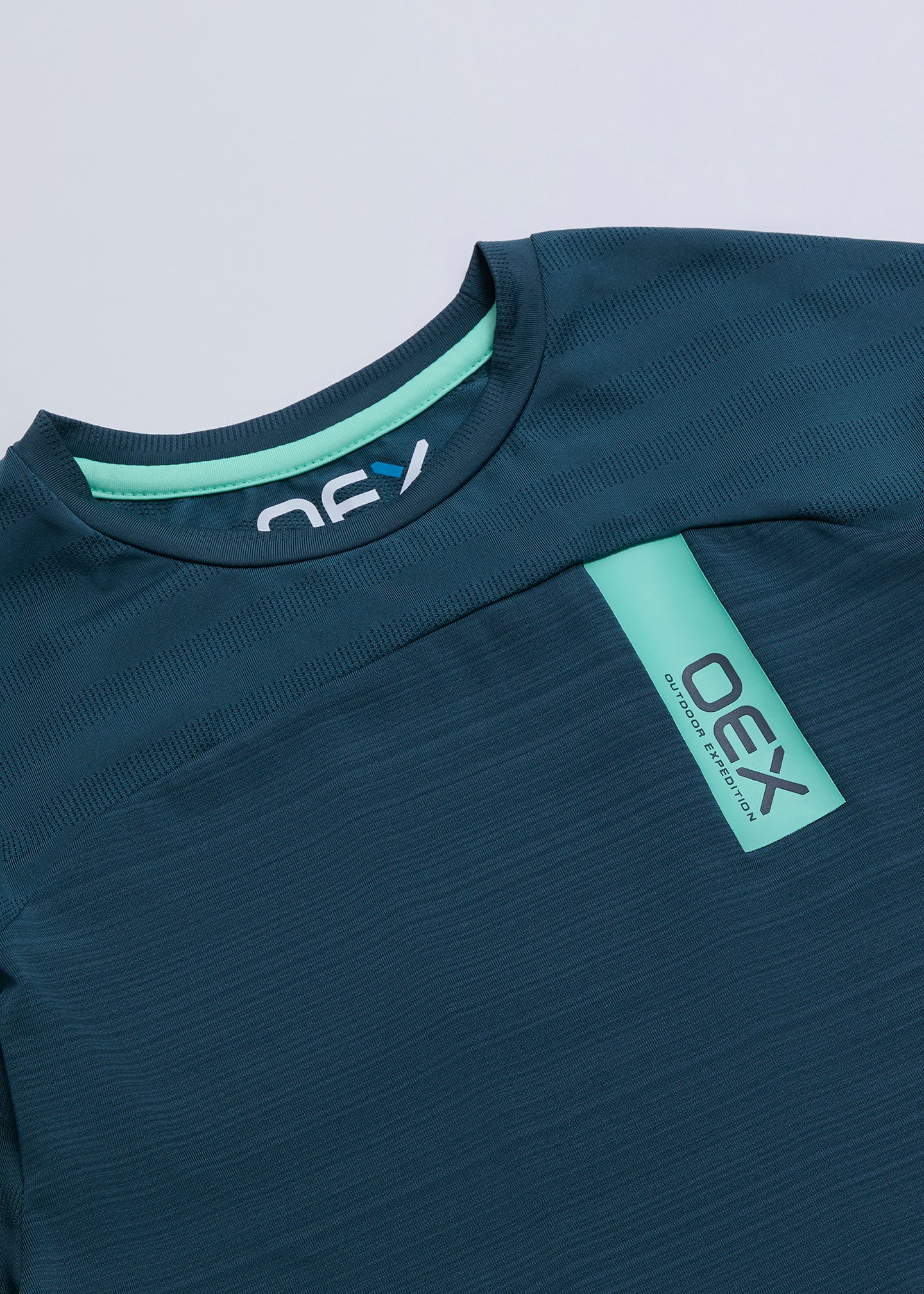 OEX Piton T-Shirt Infant-Slate Blue-Detail