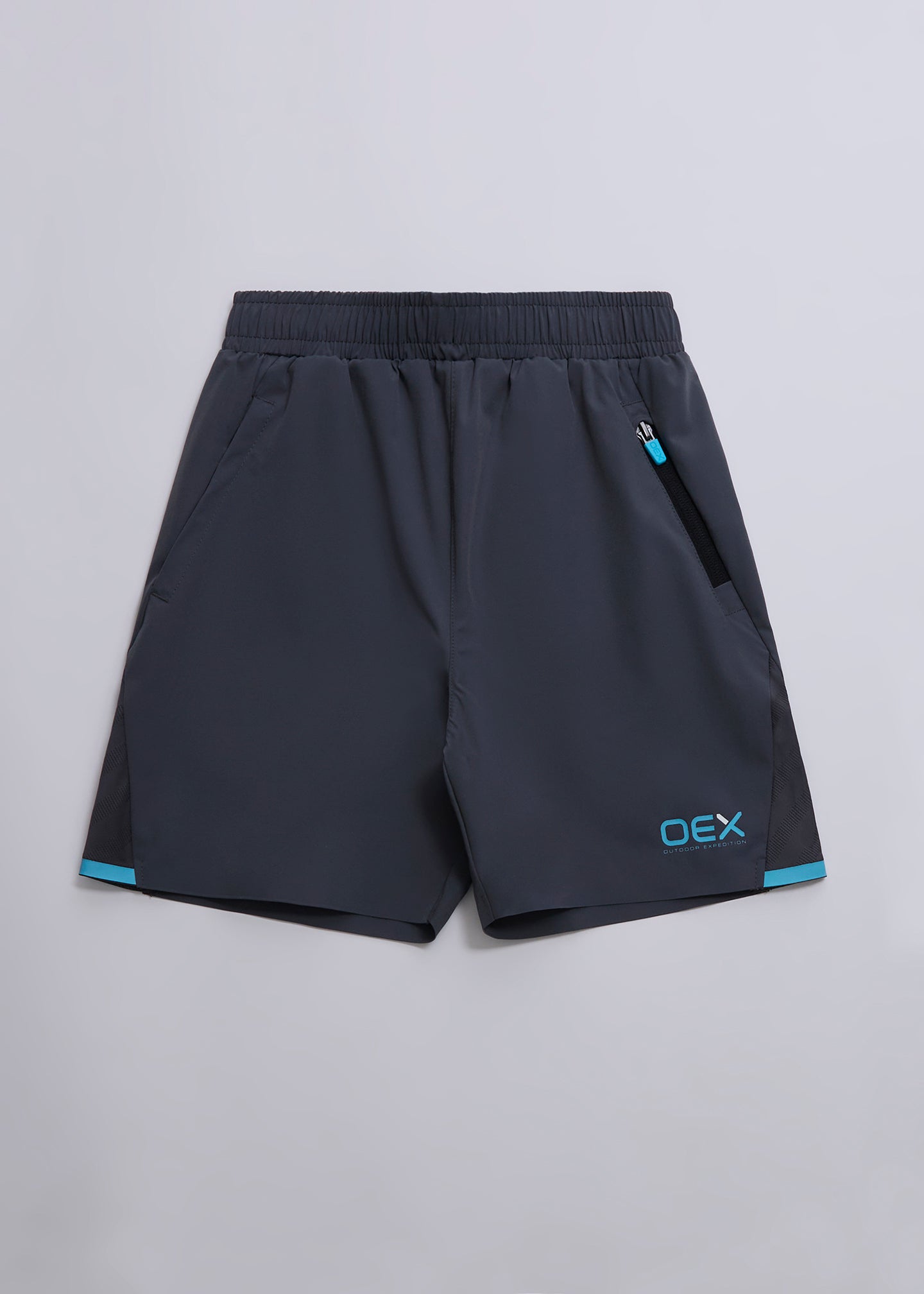 OEX Dyno Short Junior-Charcoal-Front