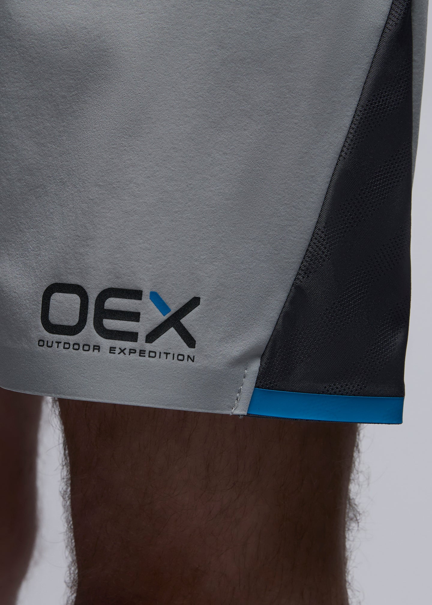 OEX Dyno Short-Light Grey-Detail