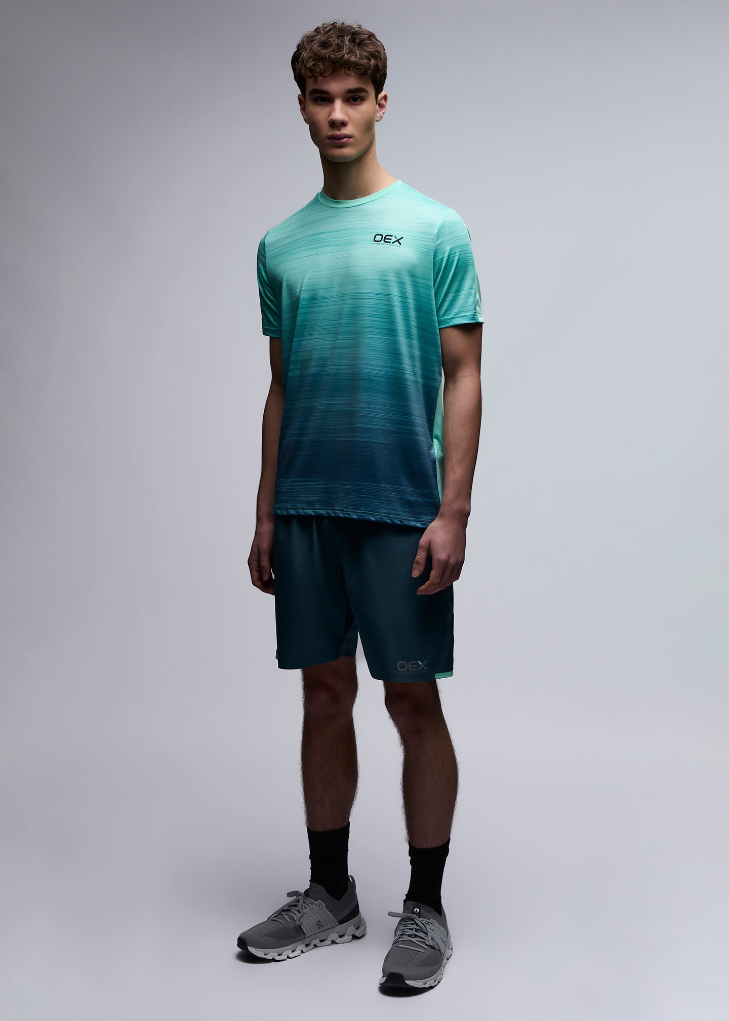 OEX Dyno Short-Slate Blue-Full Body