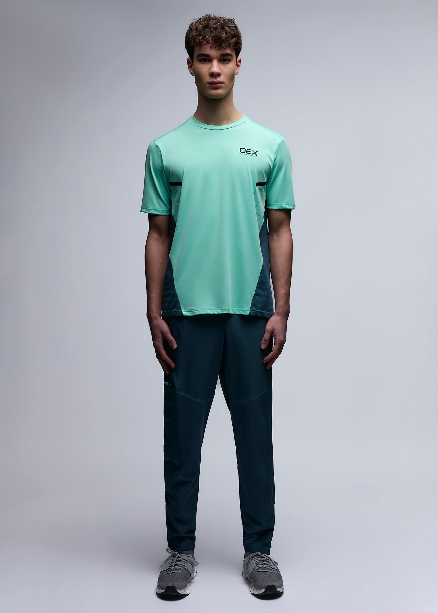 OEX Flash T-Shirt-Mint-Full Body