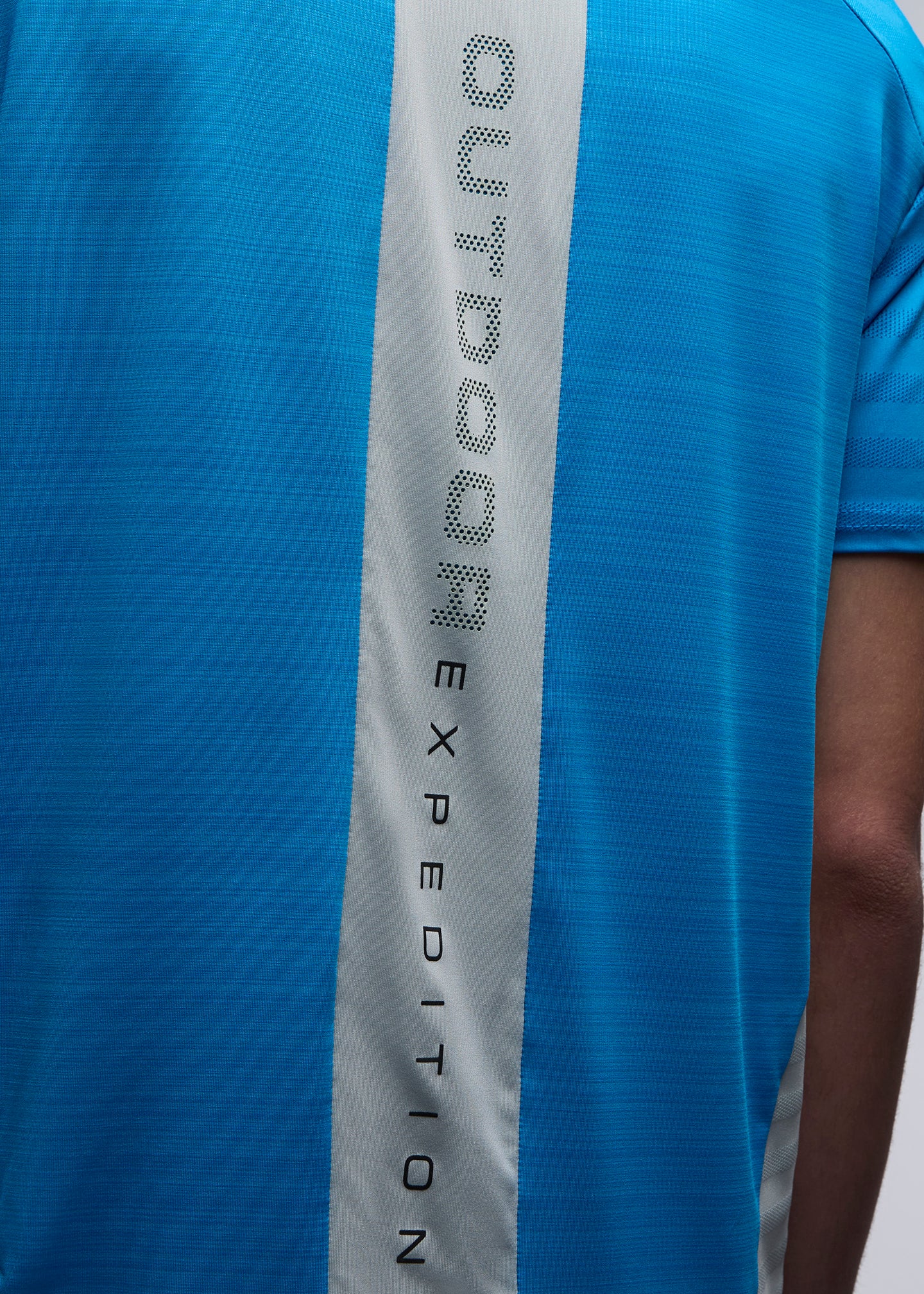OEX Piton T-Shirt-Bright Blue-Detail