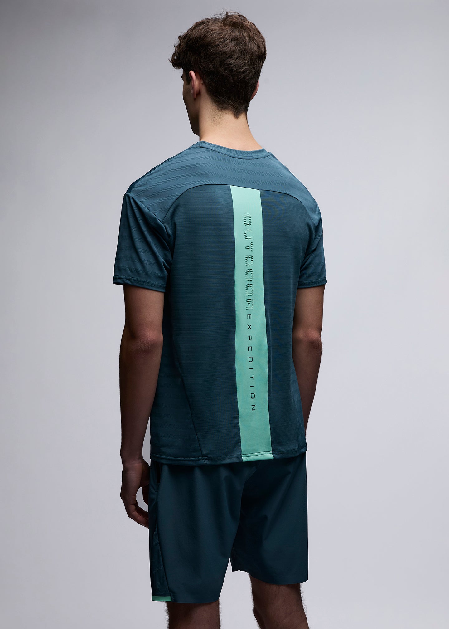 OEX Piton T-Shirt-Slate Blue-Back