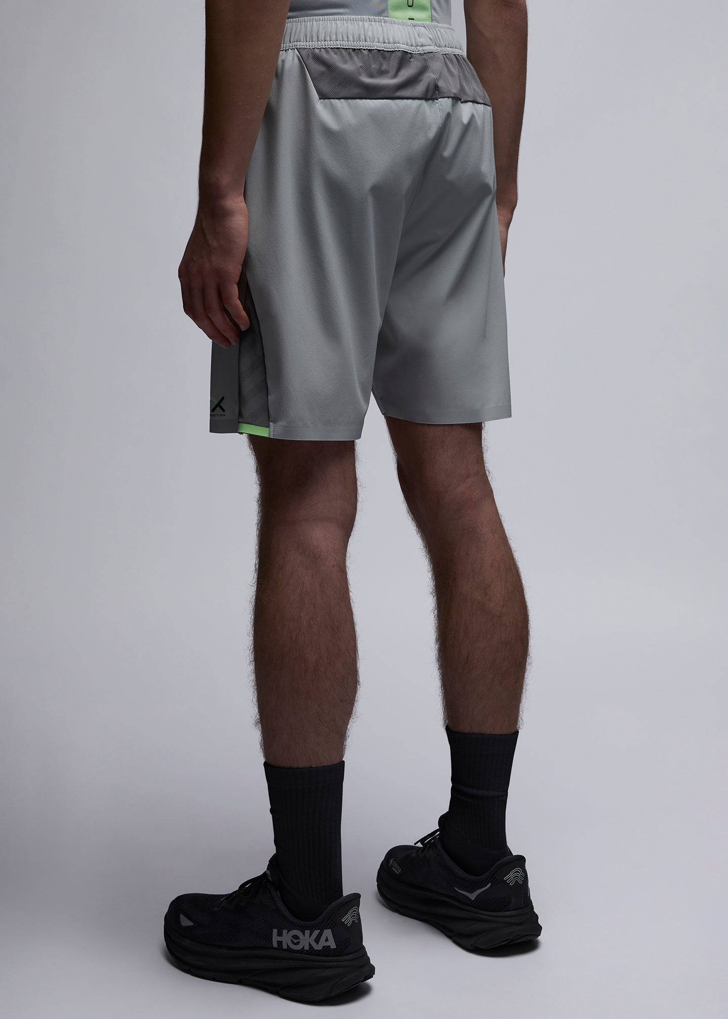 OEX Dyno Short-Light Grey Dark Grey-Back