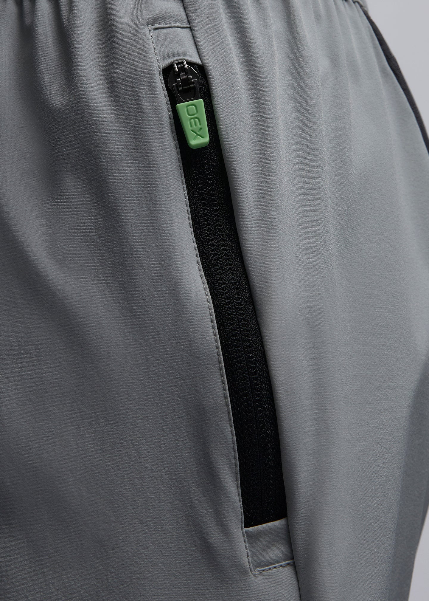 OEX Dyno Short-Light Grey Dark Grey-Detail