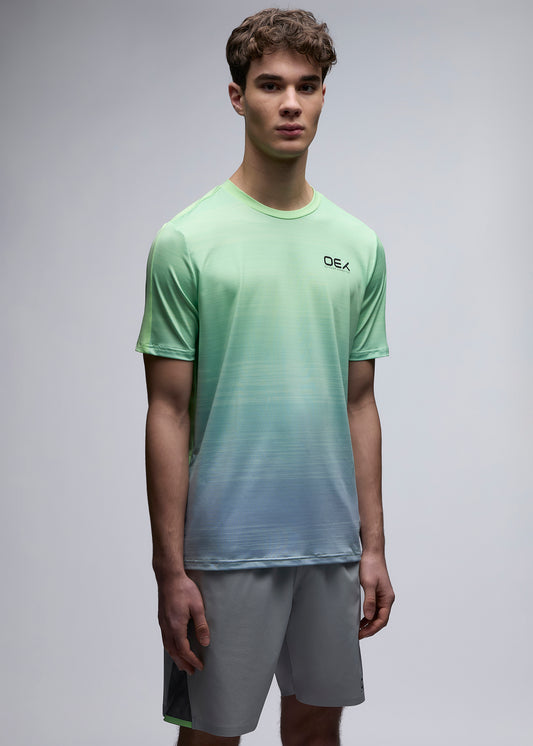 OEX Heuco T-Shirt-Lime-Front