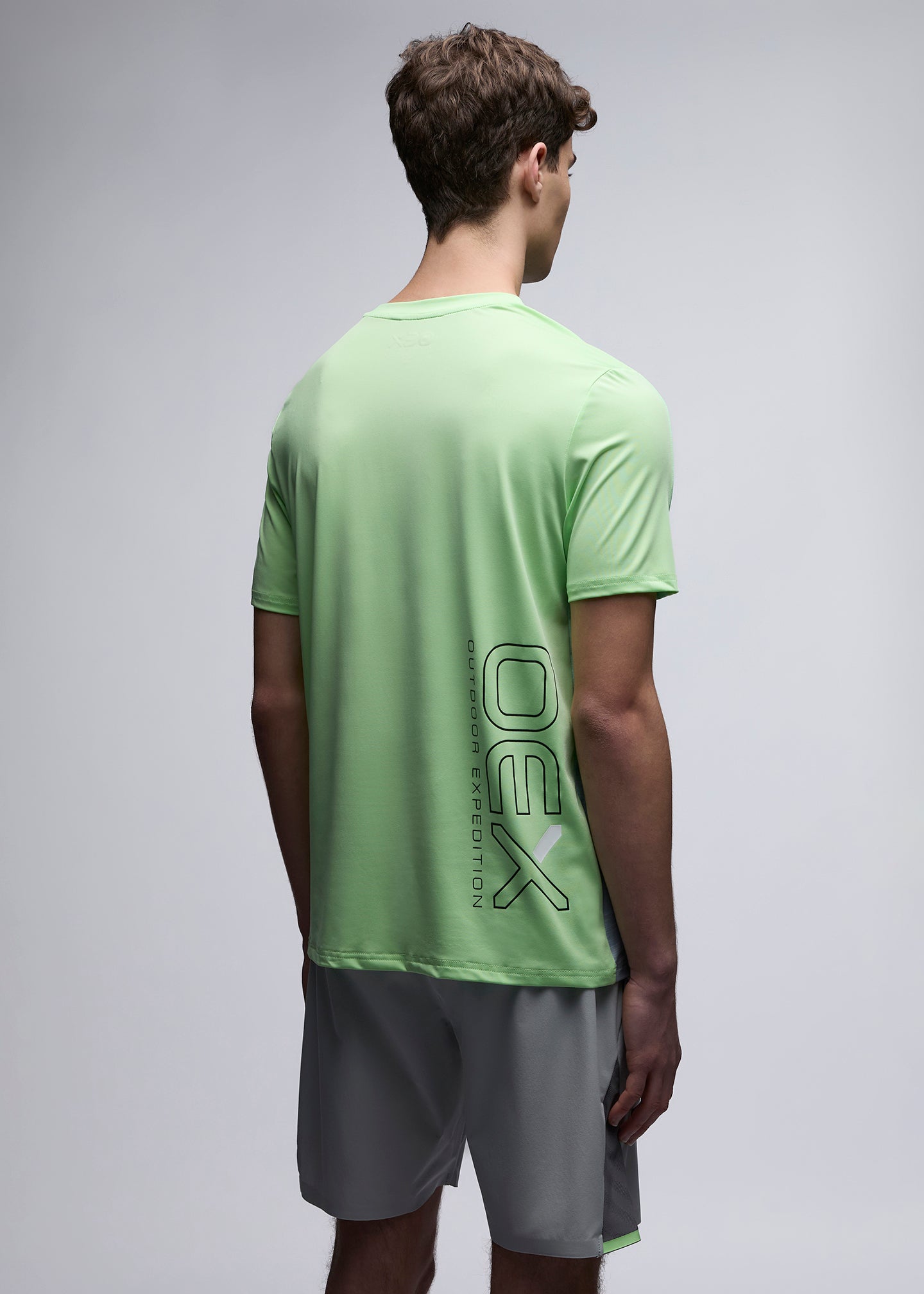 OEX Heuco T-Shirt-Lime-Back