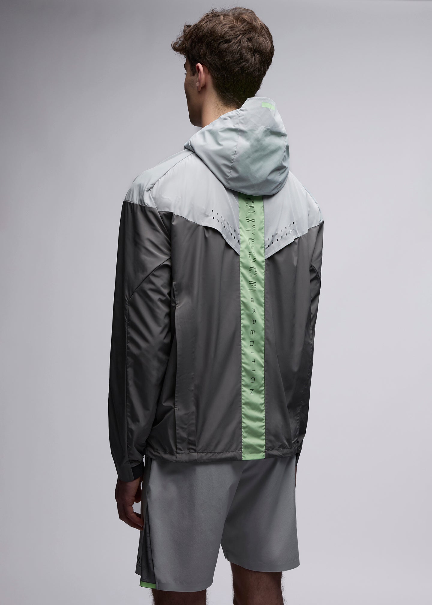 OEX Repel Windrunner-Lime-Back