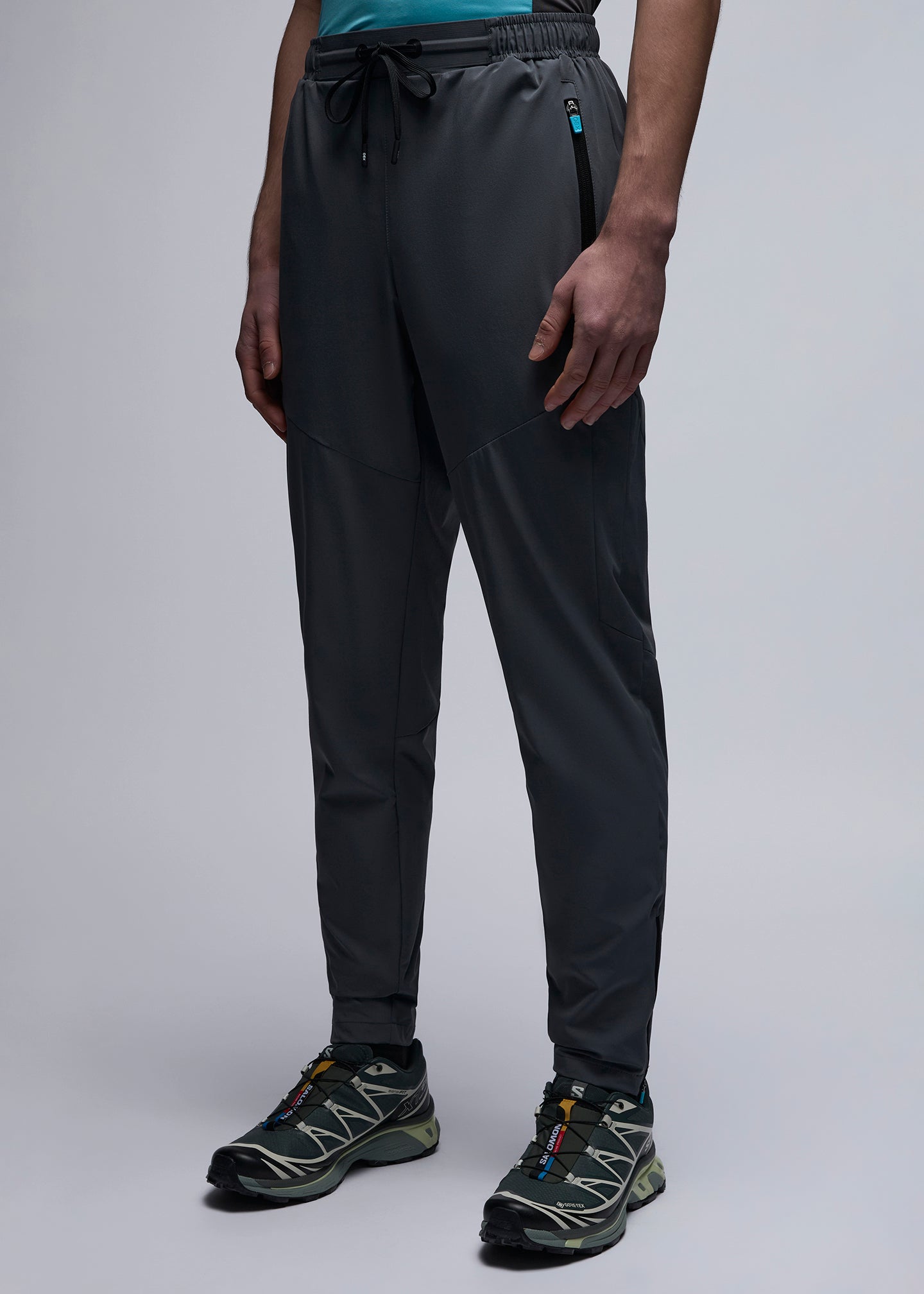 OEX Bachar Tracksuit Pant-Charcoal-Front