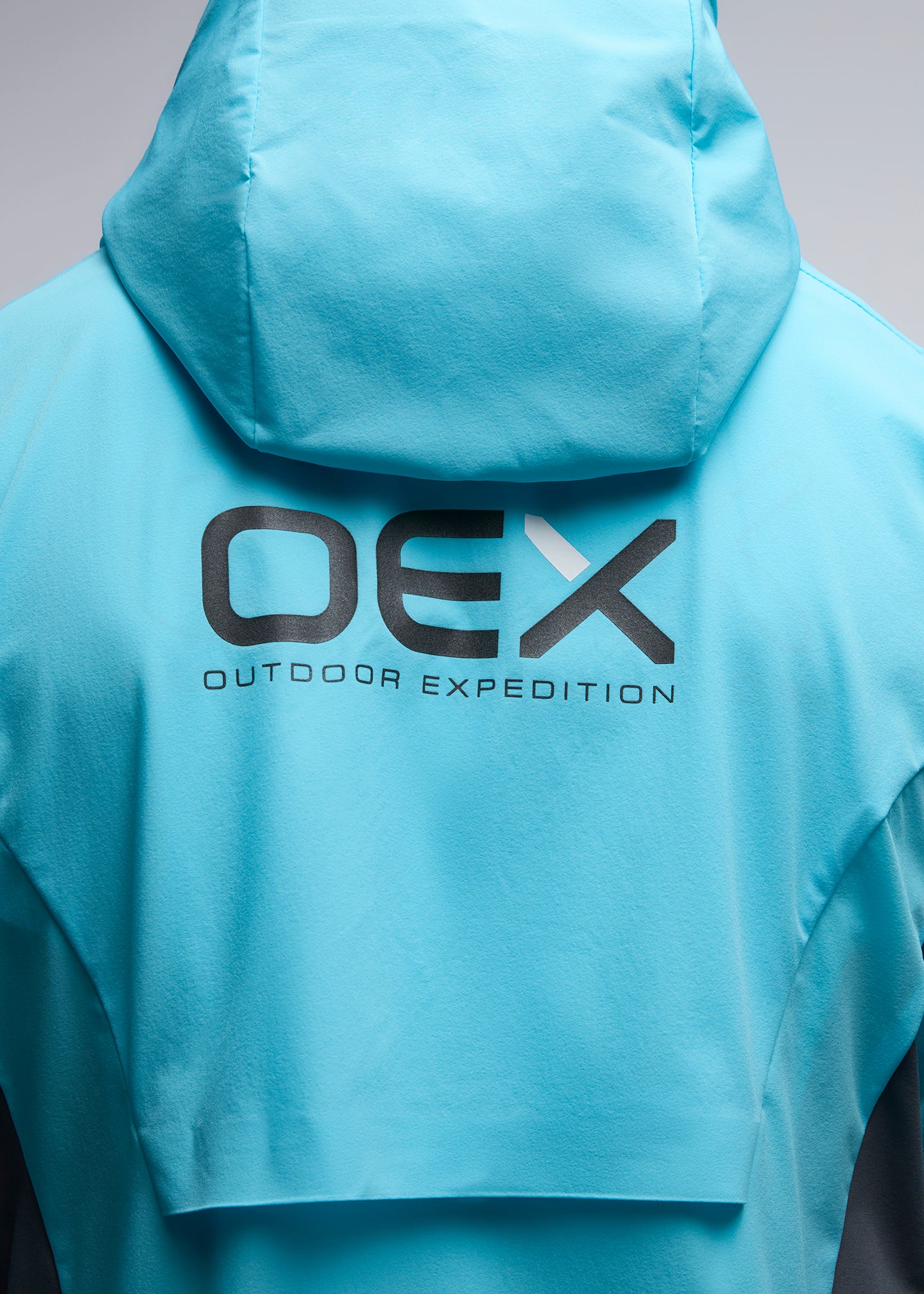 OEX Bachar Tracksuit Top-Aqua-Back Detail