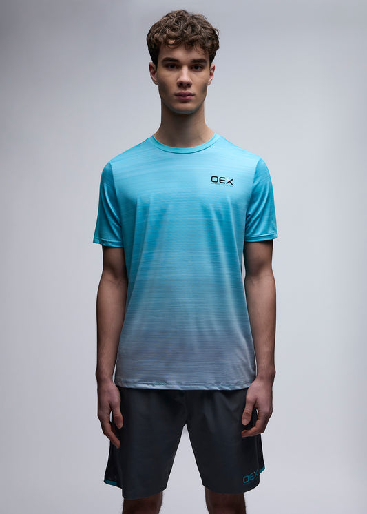 OEX Heuco T-Shirt-Aqua-Front