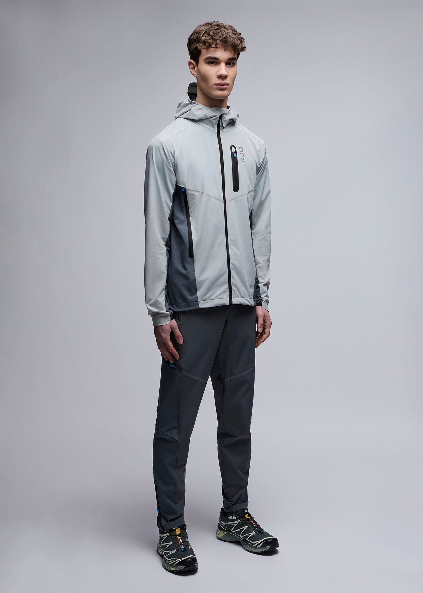 Aspect Tracksuit Top - Light Grey