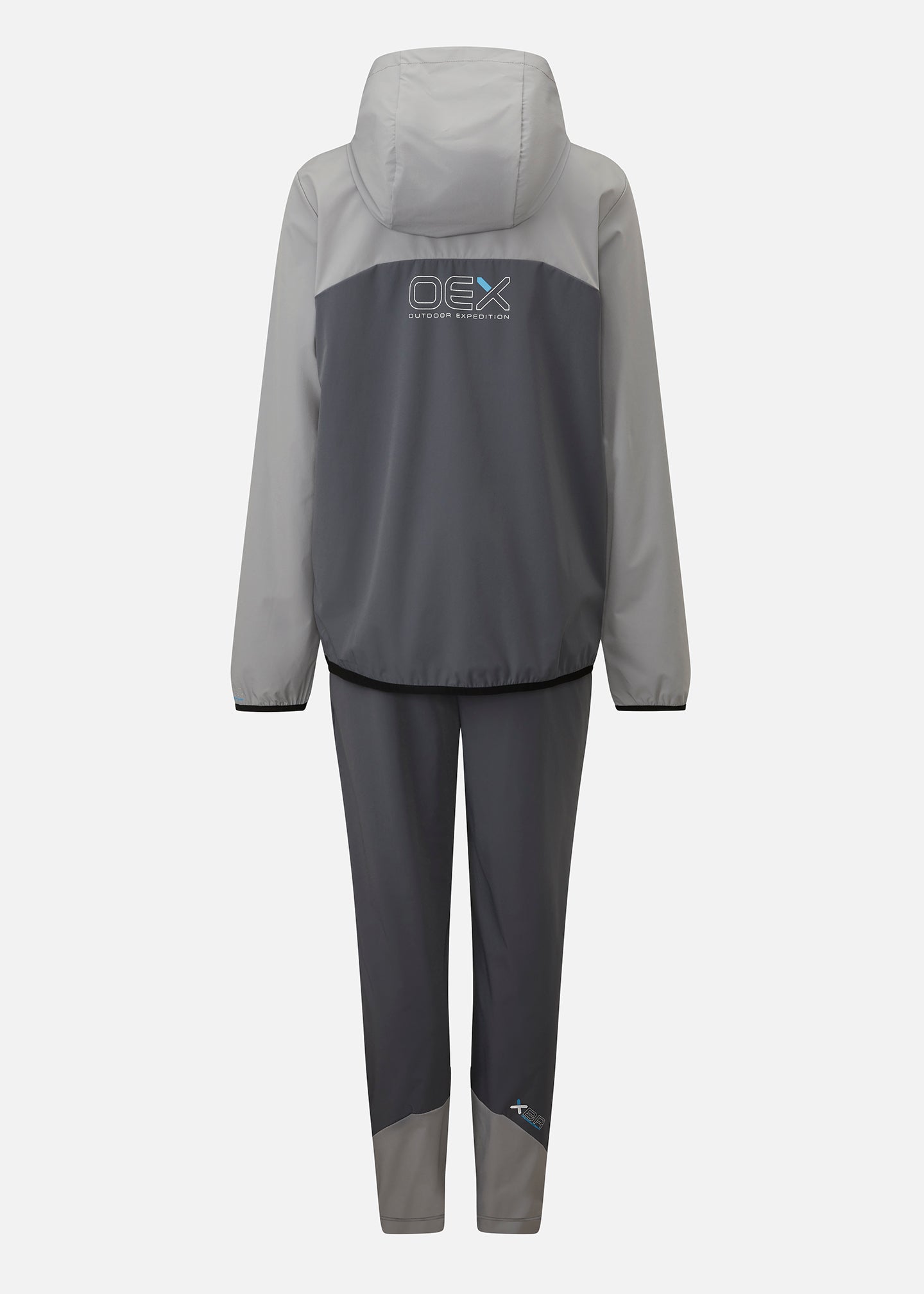 OEX Fell Tracksuit Junior-Charcoal-Back
