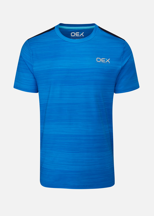 OEX Men's Hewitt T-Shirt-Blue-Front