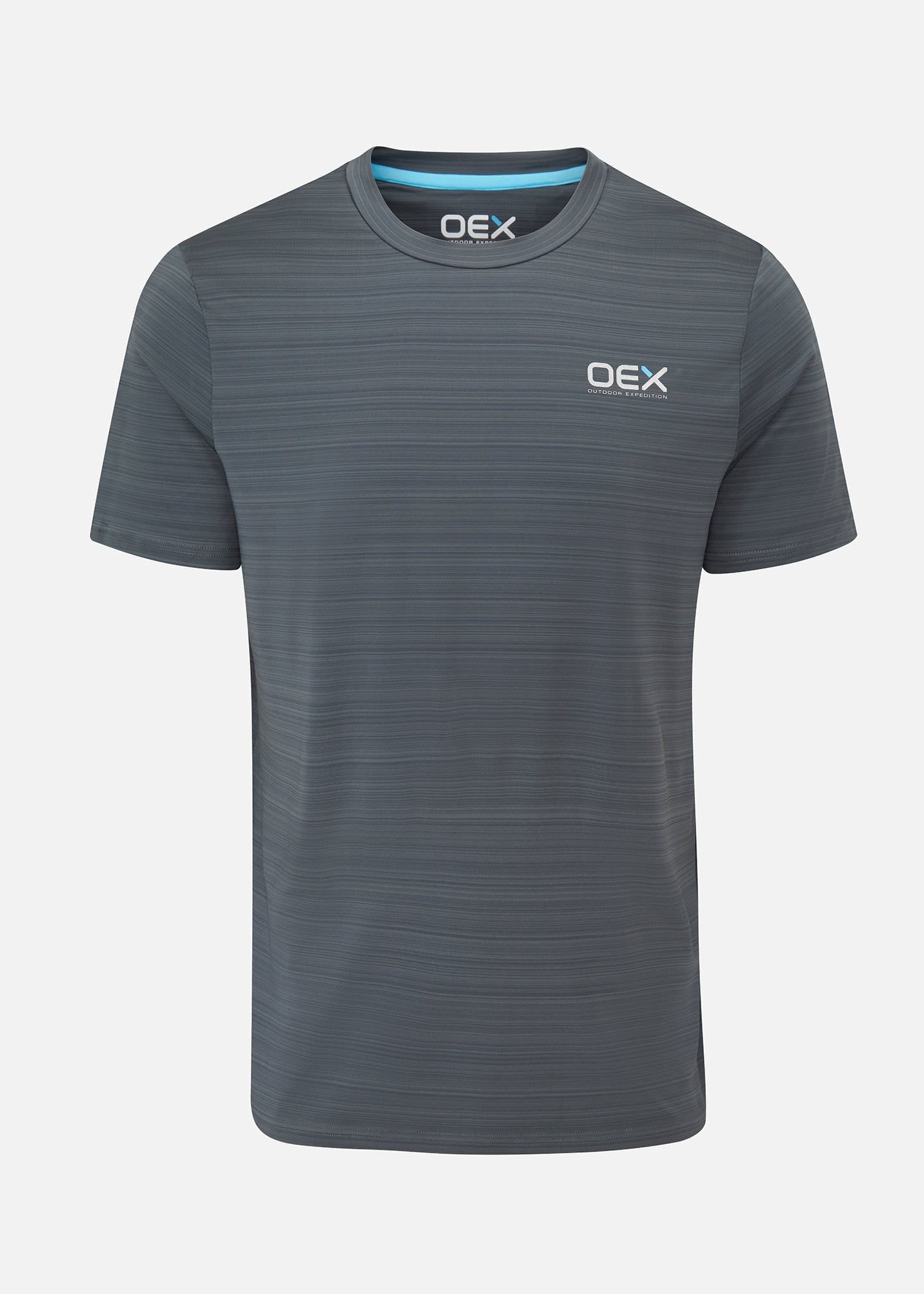OEX Hewitt T-shirt - Charcoal - Front