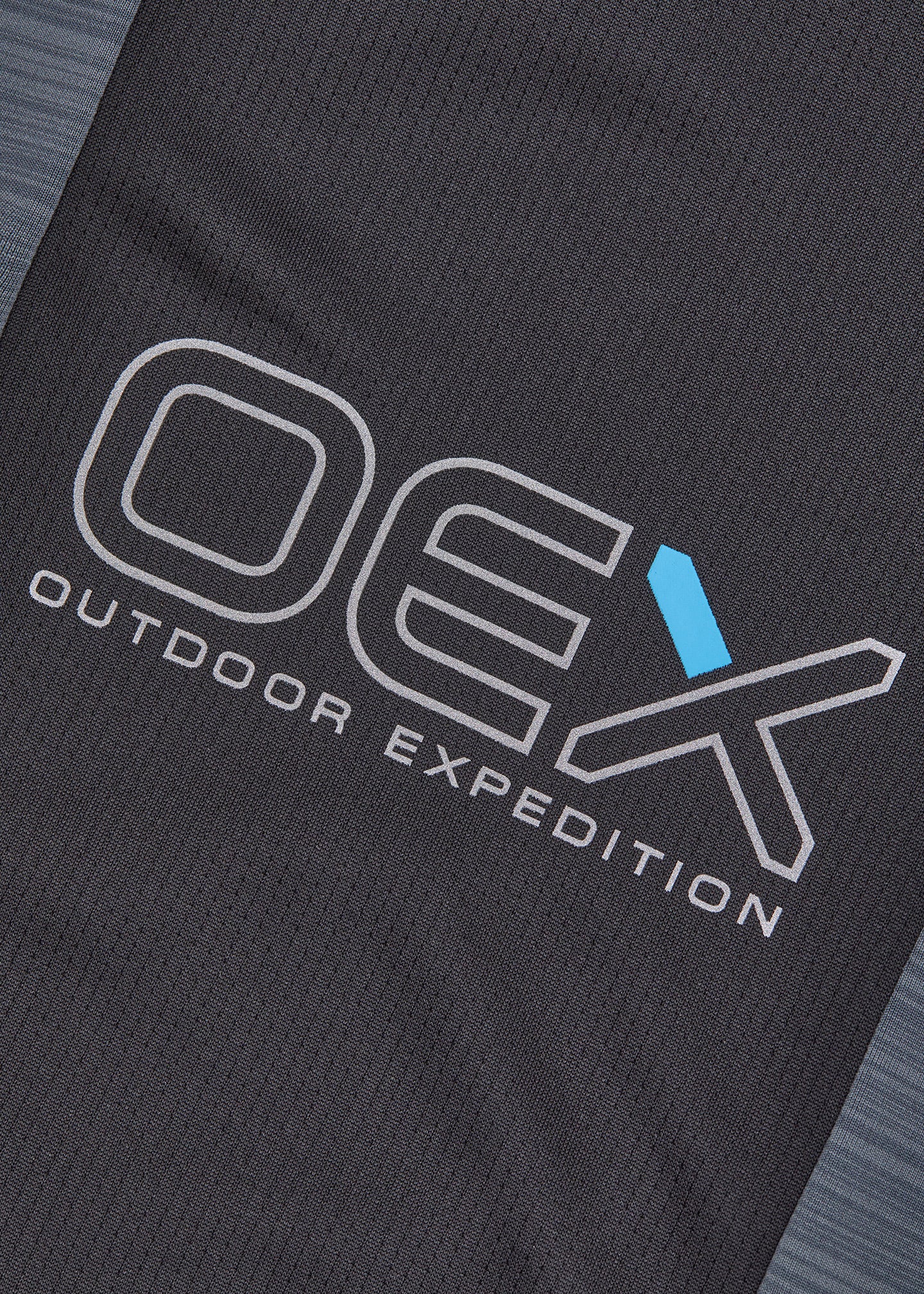 OEX Hewitt Men's T-shirt - Charcoal - Reflective OEX Branding 