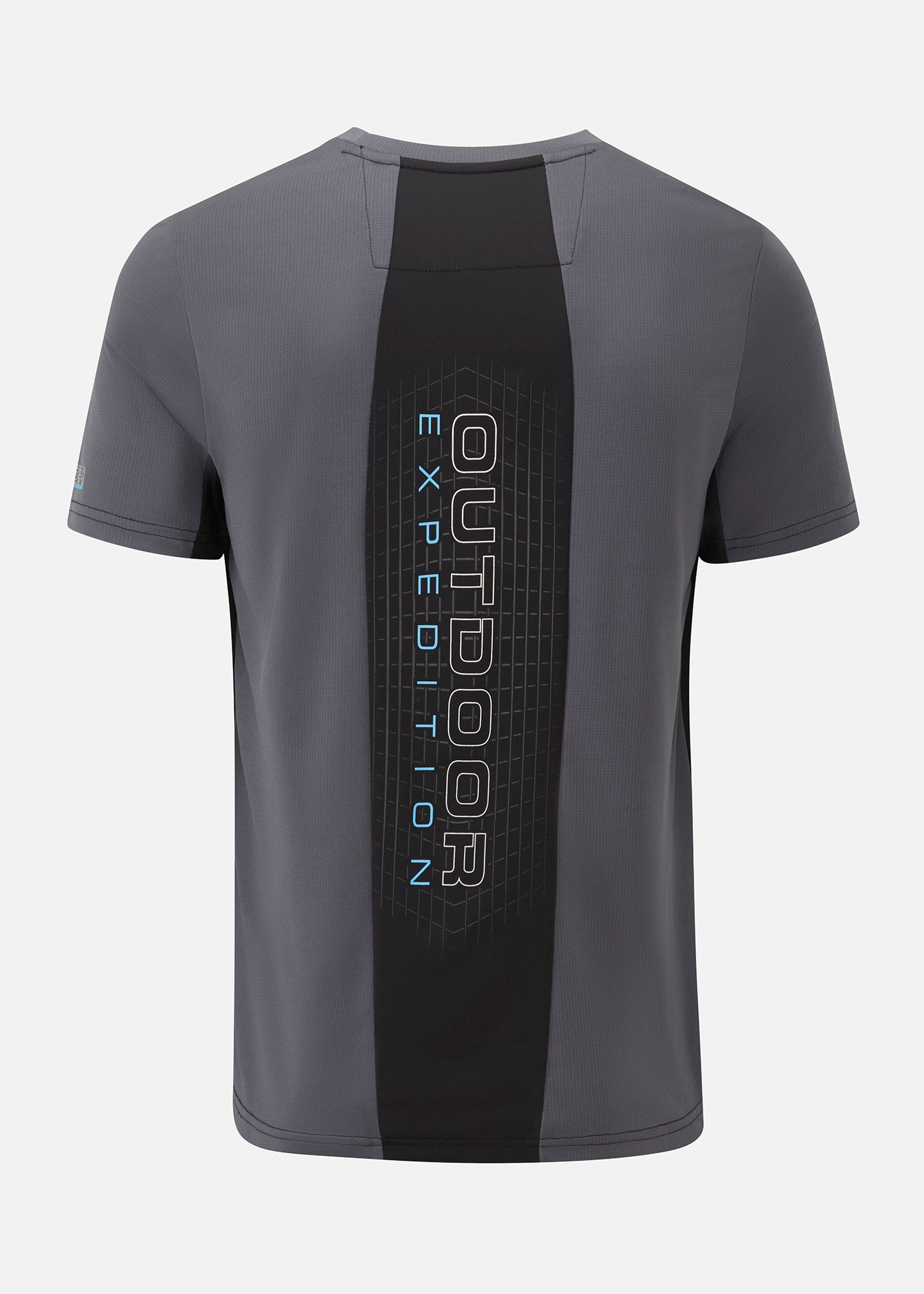 OEX Nuttall Men's T-Shirt - Charcoal - Back 