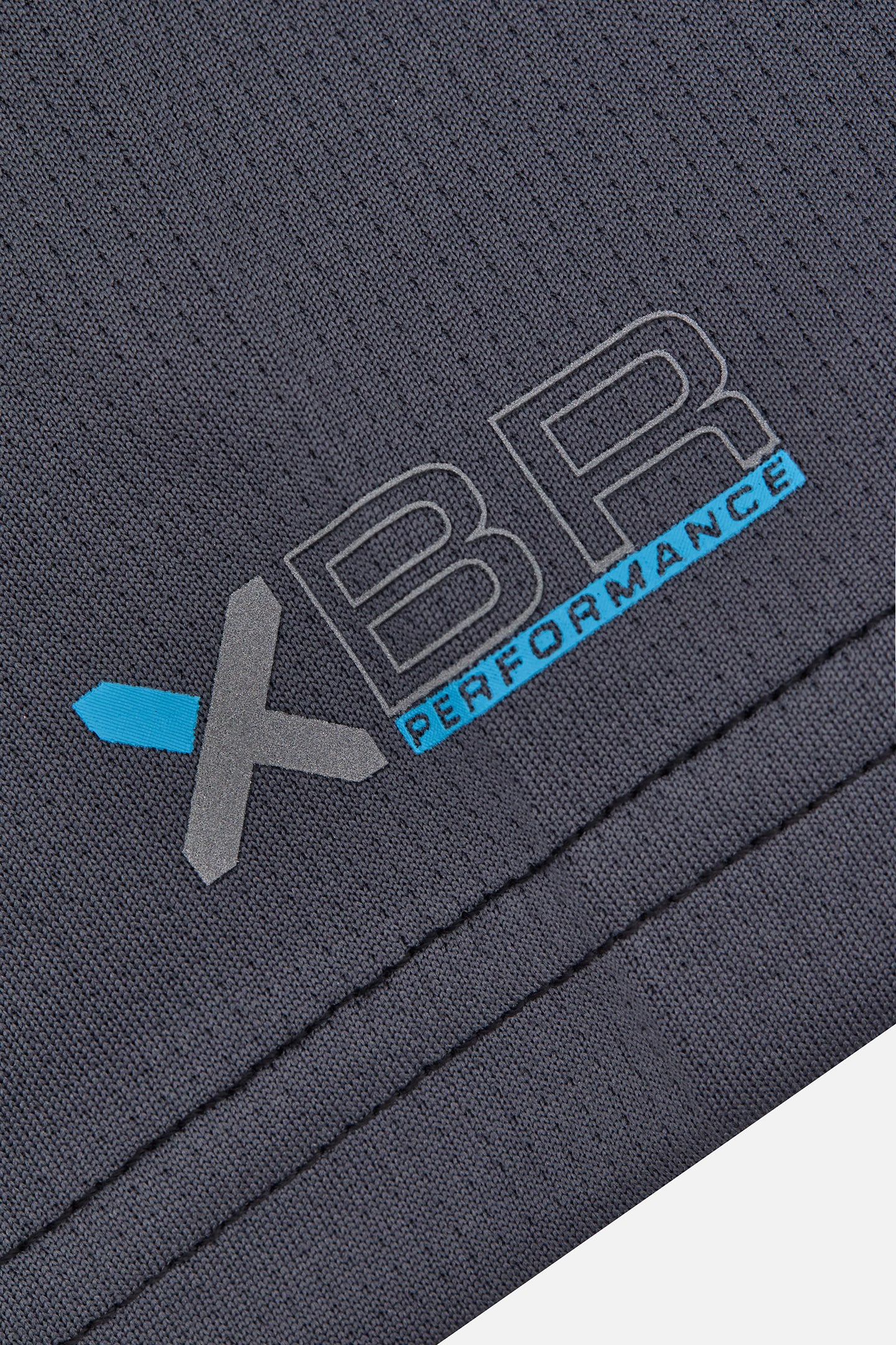 OEX Nuttall T-Shirt - Charcoal - Logo Detail 