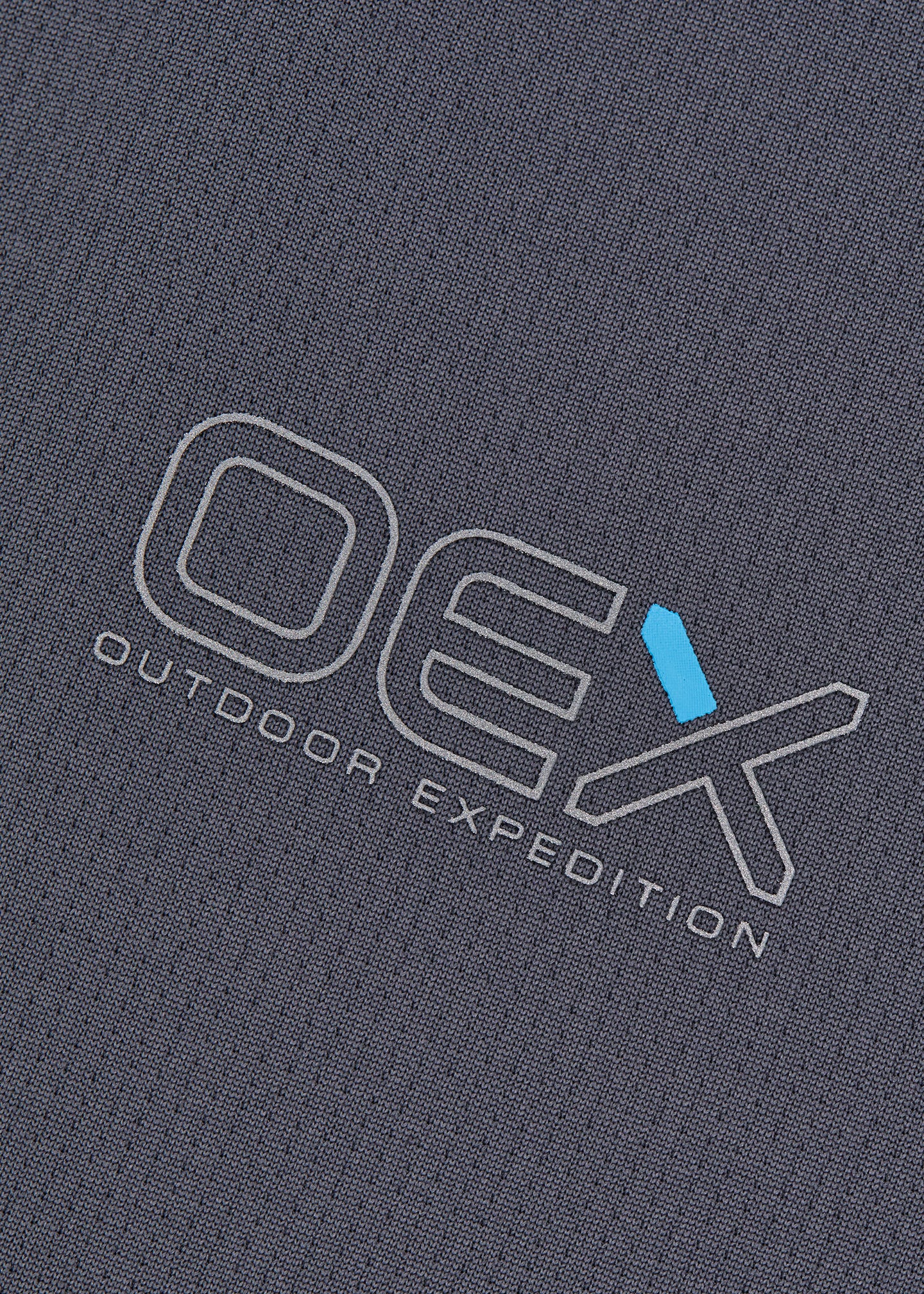 OEX Nuttall T-Shirt - Charcoal - Reflective Branded Detail 