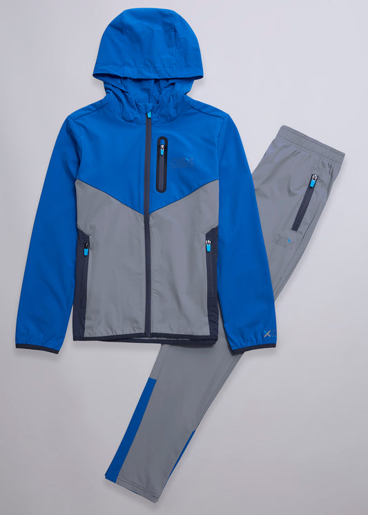 Fell Boys Tracksuit - Grey/Blue