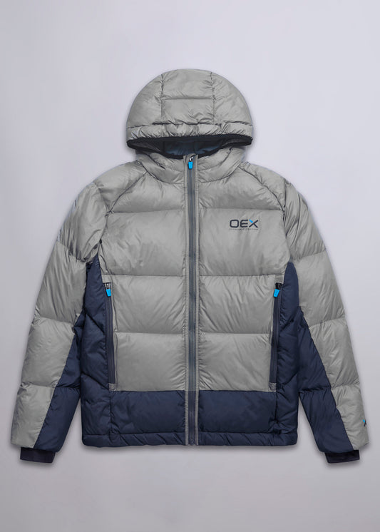 Nevis Junior Boys Padded Down Jacket - Grey
