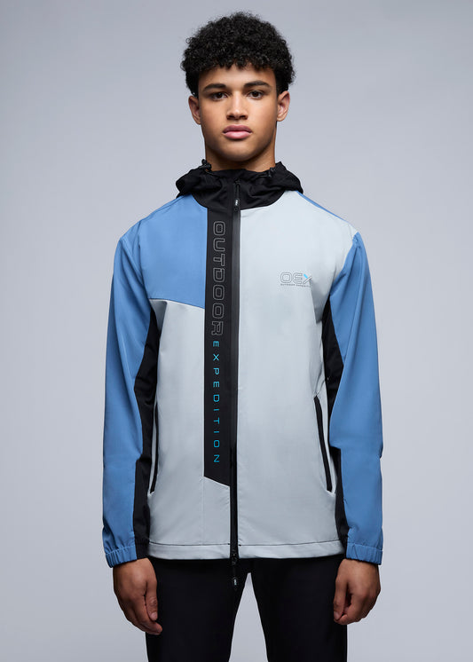 PENNINE 2.0 TRACK TOP - Soft Blue/Black