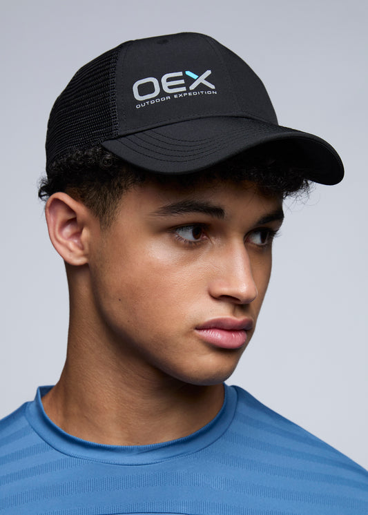 SERAC TRUCKER CAP - Black