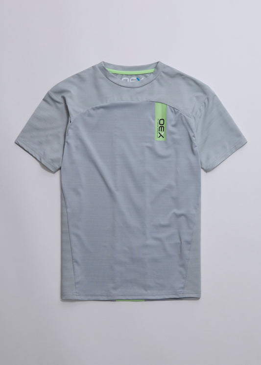 OEX Piton T-Shirt-Light Grey-Front