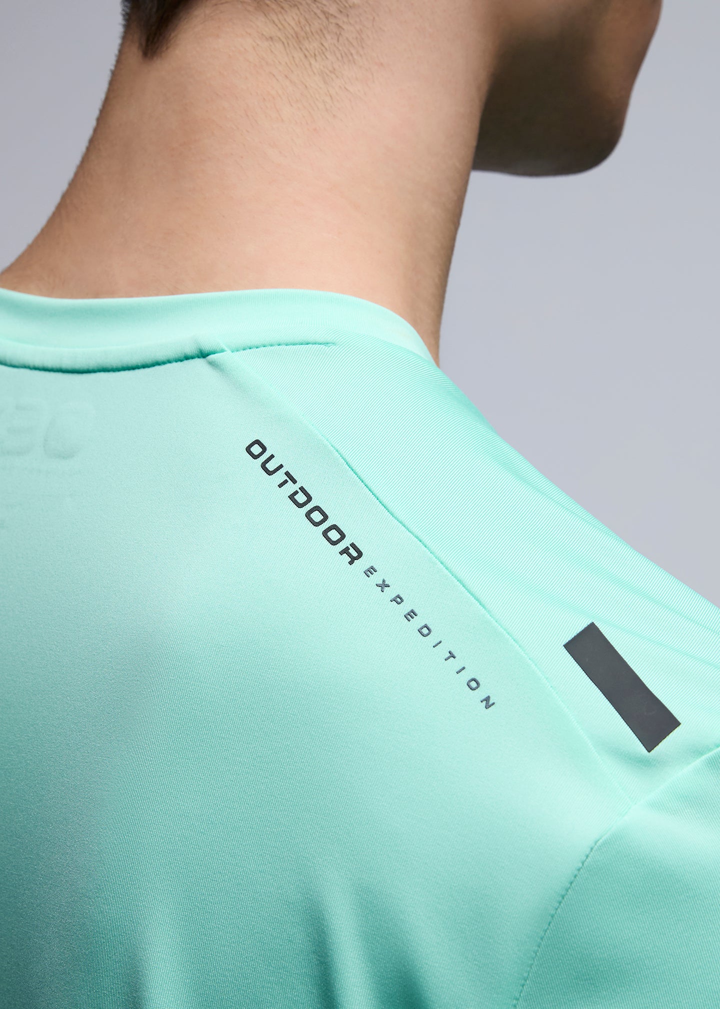 OEX Flash T-Shirt-Mint-Detail