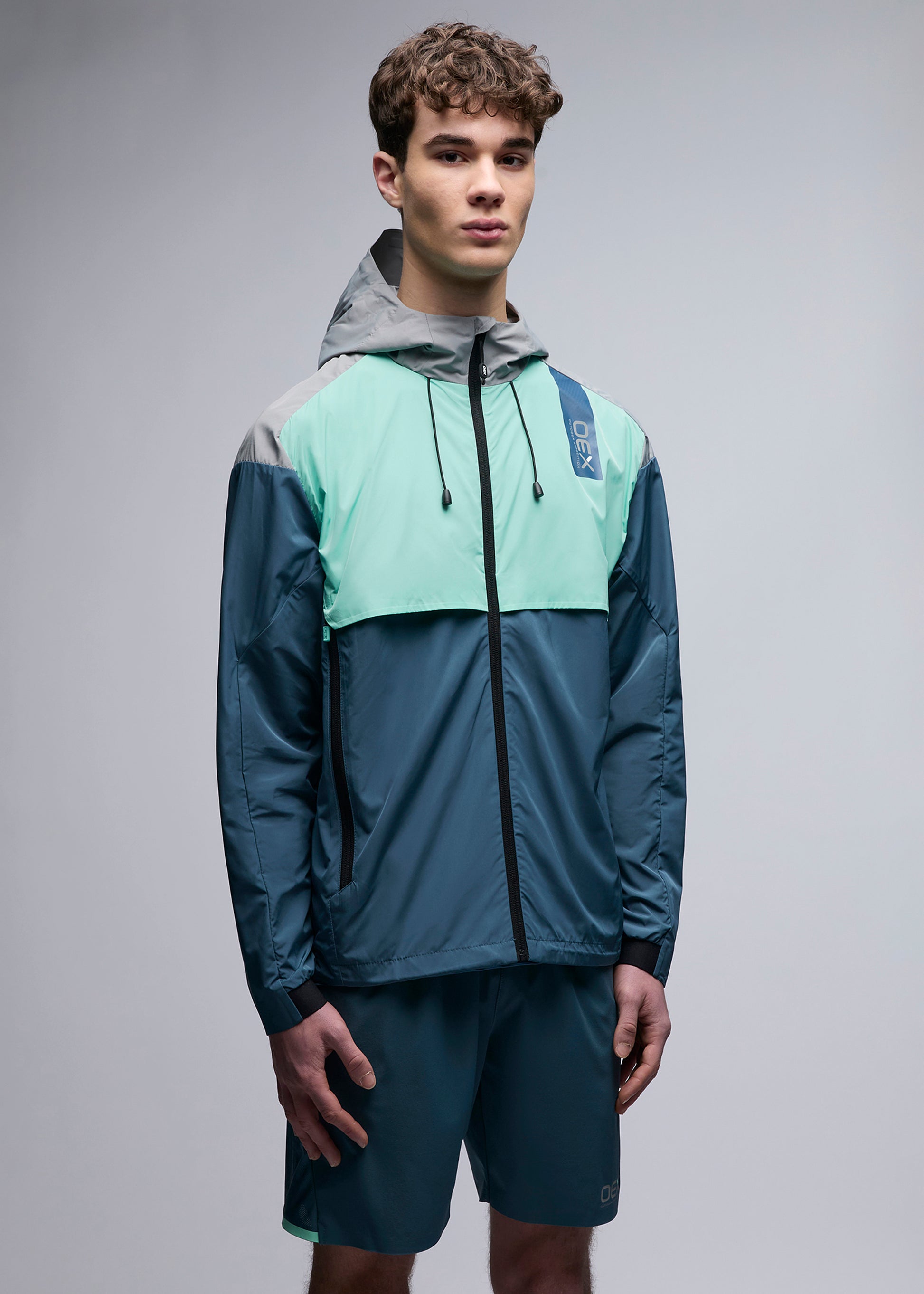OEX Repel Windrunner-Slate Blue-Front