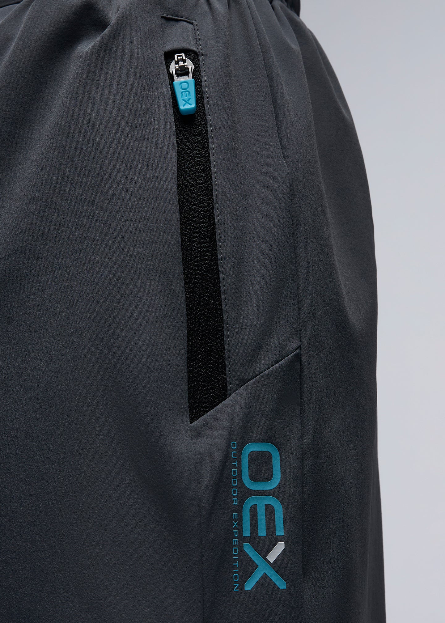 OEX Bachar Tracksuit Pant-Charcoal-Detail